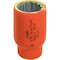 Gray Tools 21mm X 1/2" Drive, 12 Point Standard Length, 1000V Insulated M1221-I - alternate 1